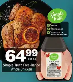 Checkers Simple Truth Free-Range Whole Chicken offer