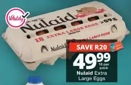Checkers Nulaid Extra Large Eggs offer
