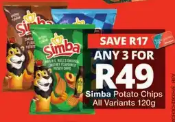 Checkers Simba Potato Chips offer