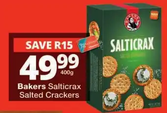 Bakers Salticrax Salted Crackers