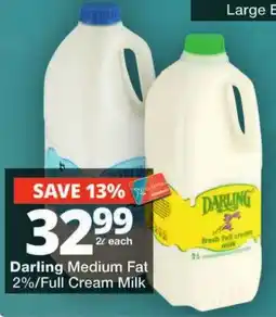 Checkers Darling Medium Fat 2%/Full Cream Milk offer