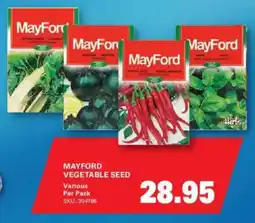 Cashbuild MayFord Vegetable Seed offer