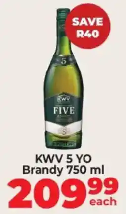 Food Lover's Market KWV 5 YO Brandy offer