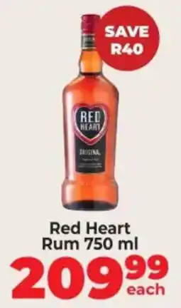 Food Lover's Market Red Heart Rum offer