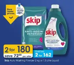 Clicks Skip Auto Washing Powder offer