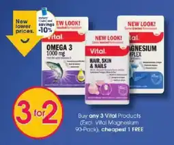 Clicks Vital Omega 3 offer