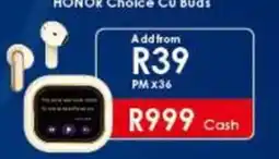Chatz Connect HONOR Choice Cu Buds offer