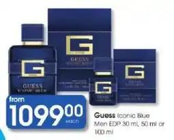 Clicks Guess Iconic Blue Men EDP offer