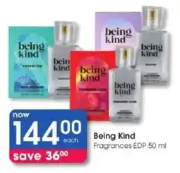 Clicks Being Kind Fragrances EDP offer
