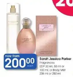 Clicks Sarah Jessica Parker Fragrances offer