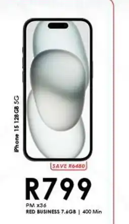Chatz Connect iPhone 15 128GB 5G offer