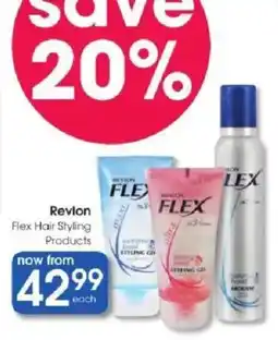 Clicks Revlon Flex Hair Styling Products offer