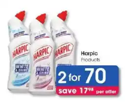 Clicks Harpic White & Shine offer