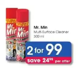 Clicks Mr. Min Multi-Surface Cleaner offer