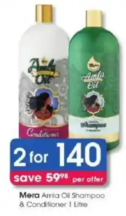 Clicks Mera Amla Oil Shampoo & Conditioner offer