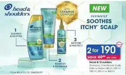 Clicks Head & Shoulders Shampoo. Conditioner. Scalp Balm or Serum offer