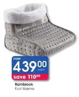 Clicks Kambrook Foot Warmer offer