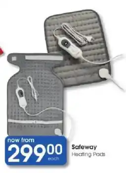 Clicks Safeway Heating Pads offer