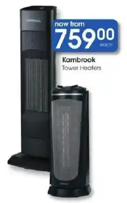Clicks Kambrook Tower Heaters offer