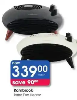 Clicks Kambrook Retro Fan Heater offer