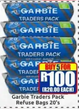 Three Star Cash and Carry Garbie Traders Pack Refuse Bags offer