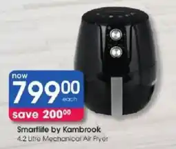 Clicks Smartlife by Kambrook 4.2 Litre Mechanical Air Fryer offer