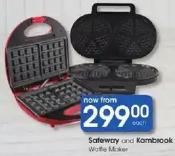 Clicks Safeway and Kambrook Waffle Maker offer