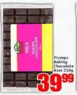 Three Star Cash and Carry Trumps Baking Chocolate offer