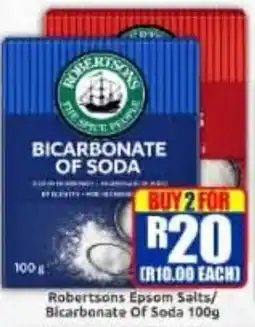 Three Star Cash and Carry Robertsons Epsom Salts/Bicarbonate Of Soda offer