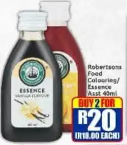 Three Star Cash and Carry Robertsons Food Colouring/ Essence Assorted offer