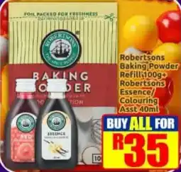 Three Star Cash and Carry Robertsons Baking Powder Refill Assorted offer