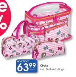 Clicks Clicks Insta Girl Toilettry Bags offer
