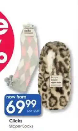 Clicks Clicks Slipper Socks offer