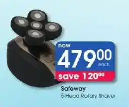 Clicks Safeway 5-Head Rotary Shaver offer