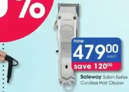 Clicks Safeway Salon Series Cordless Hair Clipper offer