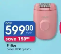 Clicks Philips Series 2000 Epilator offer