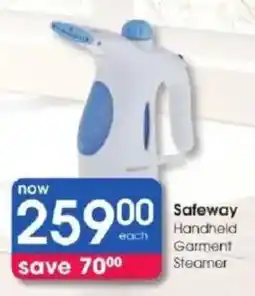 Clicks Safeway Handheld Garment Steamer offer