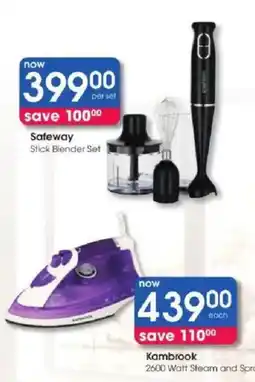 Clicks Safeway Stick Blender Set offer
