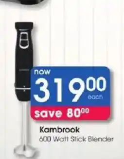 Clicks Kambrook 600 Watt Stick Blender offer
