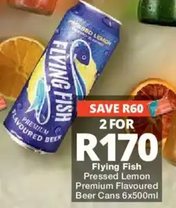Checkers Liquor Shop Flying Fish Pressed Lemon Premium Flavoured Beer offer