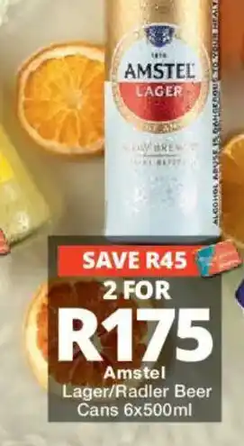 Amstel Lager/Radler Beer