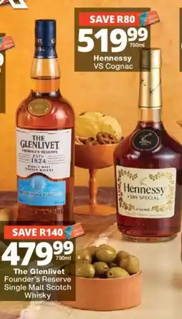 Checkers Liquor Shop The Glenlivet Founder's Reserve Single Malt Scotch Whisky offer