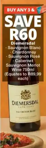 Checkers Liquor Shop Diemersdal Sauvignon Blanc offer