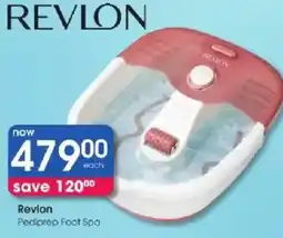 Clicks Revlon Pediprep Foot Spa offer