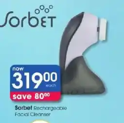 Clicks Sorbet Rechargeable Facial Cleanser offer