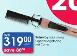 Clicks Safeway Salon Series Digital Straightening Hot Comb offer