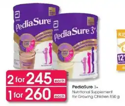 Clicks PediaSure 3+ Nutritional Supplement for Growing Children offer