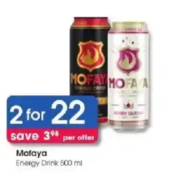 Clicks Mofaya Energy Drink offer
