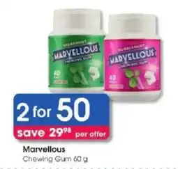 Clicks Marvellous Chewing Gum offer