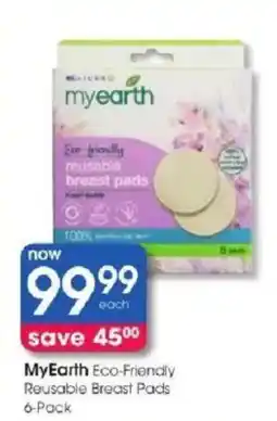 Clicks MyEarth Eco-Friendly Reusable Breast Pads offer